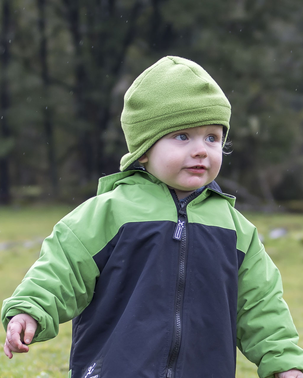 Sherpa Hat – Avocado/Navy