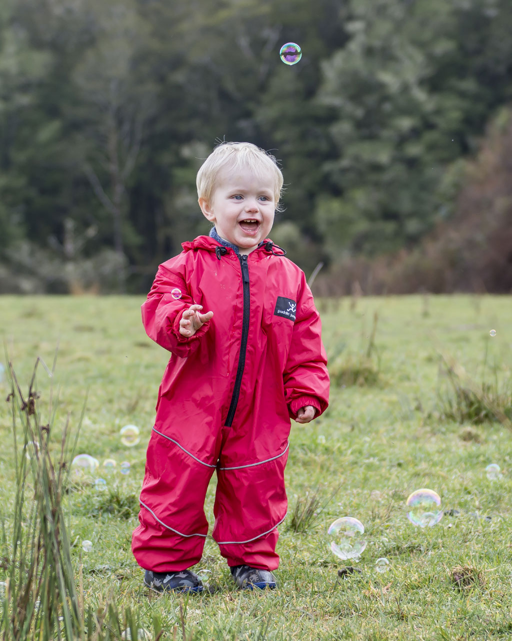 Extreme Dryshell Splashsuit - Red - Kids Outdoor Clothing NZ - Puddle ...